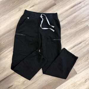 Figs Technical Collection Black Scrub Pants